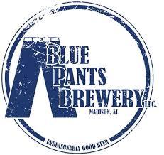 Blue Pants Samoas Pinstripe beer Label Full Size