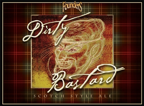 Founders Backwoods Bastard 2009 beer Label Full Size