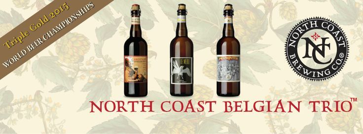 North Coast Belgian Trio beer Label Full Size
