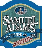 Sam Adams Latitude 48 IPA Deconstructed Hallertau beer Label Full Size