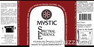 Mystic Spectral Evidence 2014 beer Label Full Size
