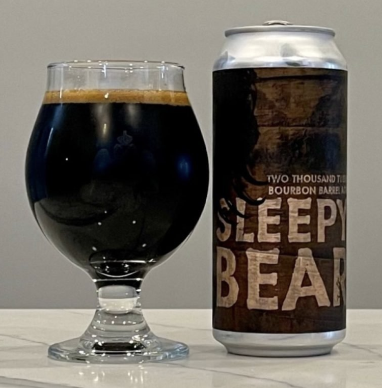 Werk Force Barrel Aged Sleepy Bear beer Label Full Size