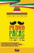 Taft's Pedro Pacas Mexican-Style Lager beer Label Full Size