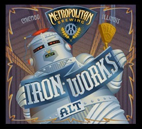 Metropolitan Ironworks Harvest Spiced beer Label Full Size