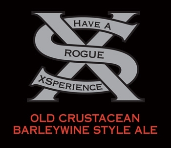 Rogue XS Old Crustacean 2000 beer Label Full Size
