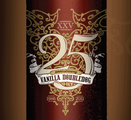Abita 25th Anniversary Vanilla Doubledog beer Label Full Size
