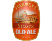 Harvey's Old Ale beer Label Full Size
