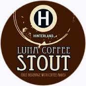 Hinterland Luna Coffee Stout with Mounds Bars beer Label Full Size