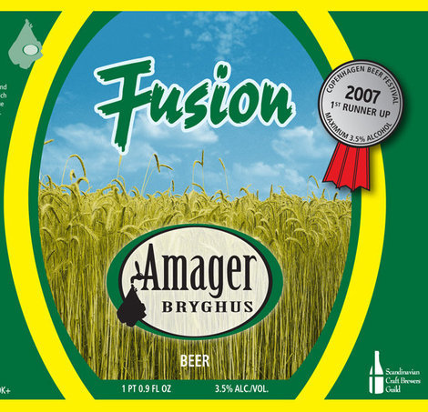 Amager Summer Fusion beer Label Full Size