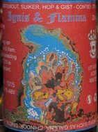 Struise + Brouwerij de Molen Ignis & Flamma beer Label Full Size