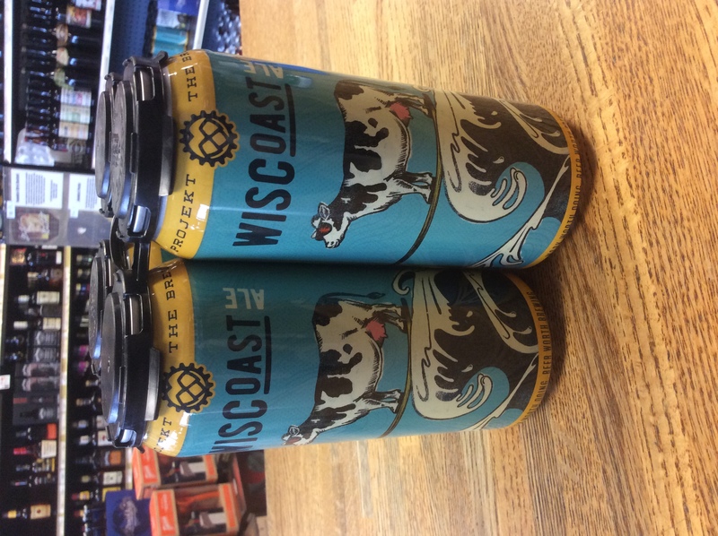 Brewing Projekt  WisCoast Ale beer Label Full Size