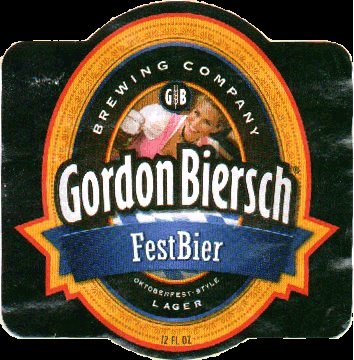 Gordon Biersch Festbier beer Label Full Size