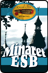 Cigar City Minaret ESB beer Label Full Size