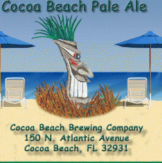 Cocoa Beach Pale Ale beer Label Full Size