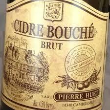 Pierre Huet Cidre Bouche Brut beer Label Full Size
