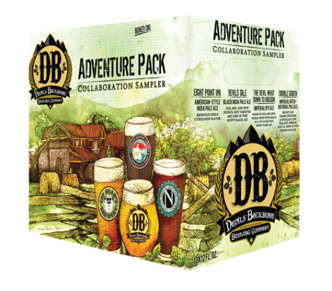 Devils Backbone Collaboration Adventure Pack beer Label Full Size