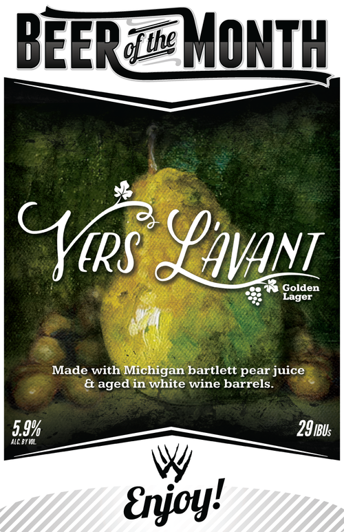 Wolverine State Vers L'avant beer Label Full Size