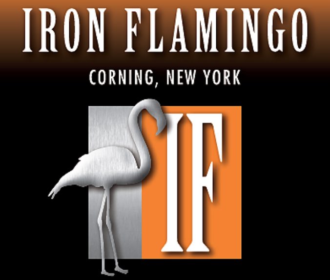 Iron Flamingo Sweet Potato beer Label Full Size