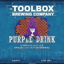 Toolbox Purple Drink beer Label Full Size
