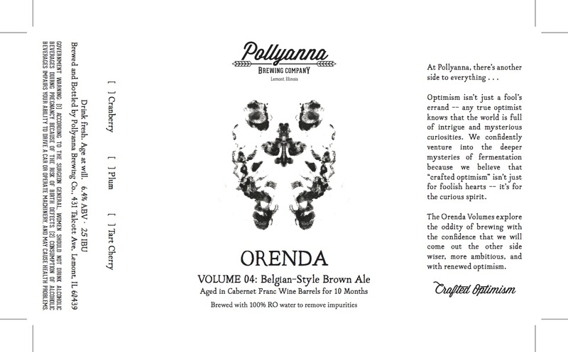 Pollyanna Orenda - Volume 4 (Cranberry) beer Label Full Size
