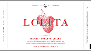 Goose Island Lolita Raspberry Sour 2015 beer Label Full Size