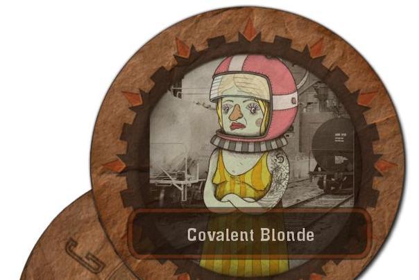 Against The Grain Covalent Blonde beer Label Full Size