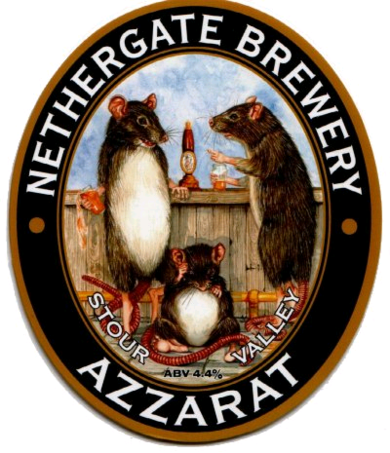 Nethergate Azzarat beer Label Full Size