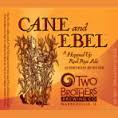 Two Brothers Cane and Ebel w/ Red Grapefruit beer Label Full Size