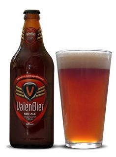 ValenBier Red Ale beer Label Full Size
