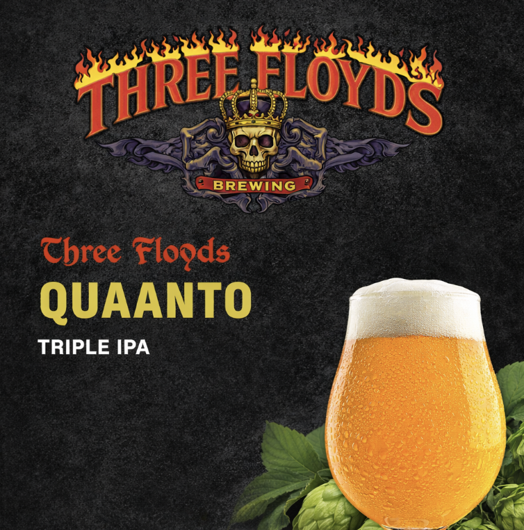 3 Floyds Quaanto beer Label Full Size