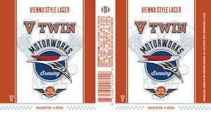 Motorworks V Twin beer Label Full Size