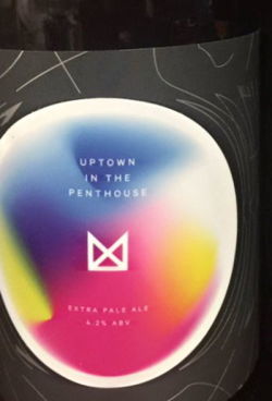 Marz Uptown In The Penthouse beer Label Full Size