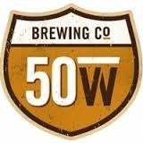 Fifty West Blood Orange Doom Pedal White beer Label Full Size