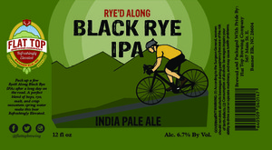 Flat Top Rye'd Along beer Label Full Size
