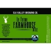 Elk Valley Le Ferme beer Label Full Size