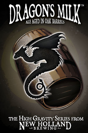 New Holland Dragon's Milk 2007 beer Label Full Size