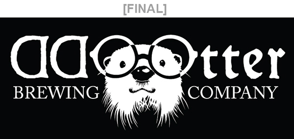 Odd Otter Jolly Otter ESB beer Label Full Size