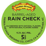 Sierra Nevada Barrel-Aged Rain Check beer