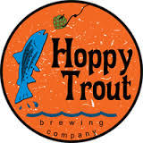 Hoppy Trout Front Line Winner beer Label Full Size