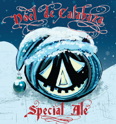 Jolly Pumpkin Noel De Calabaza 2010 beer Label Full Size
