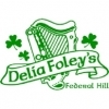 Delia Foley's Irish Amber beer Label Full Size
