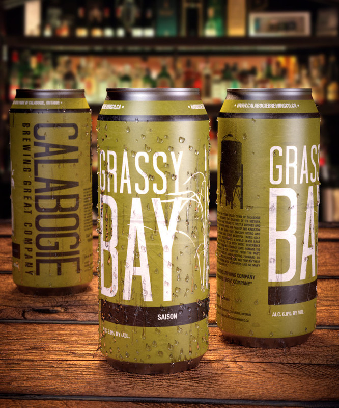 Calabogie Grassy Bay beer Label Full Size