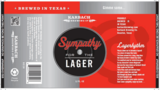 Karbach Sympathy for the Lager beer