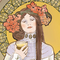 Ladyface La Trappistine beer Label Full Size