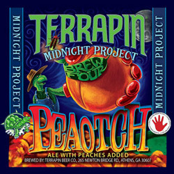 Terrapin Peaotch beer Label Full Size