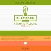 Platform Frank Stallone beer Label Full Size