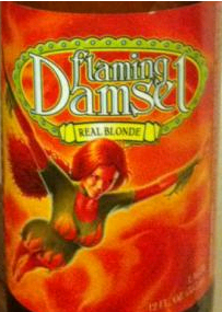 Milwaukee Ale House Flaming Damsel beer Label Full Size
