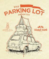 Wicked Weed + Jester King The Parking Lot beer Label Full Size