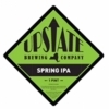 Upstate Spring IPA beer Label Full Size