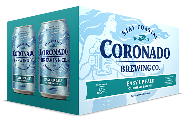 Coronado Easy Up beer Label Full Size